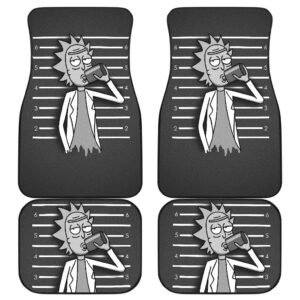 Rick – Drinking Alcohol Rick & Morty Cartoon Car Floor Mats UBC022624