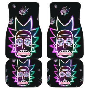 Rick – Scared Face Neon Rick & Morty Cartoon Car Floor Mats UBC022628