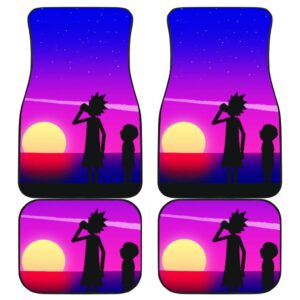 Rick And Morty Front And Back Car Mats
