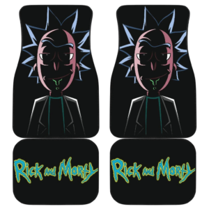 Rick Sanchez Angry Face Rick And Morty Cartoon Car Floor Mats UBC022609