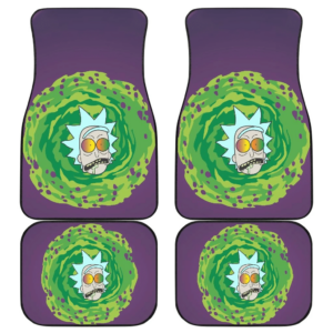 Rick Sanchez Poison Head Rick And Morty Cartoon Car Floor Mats UBC022611