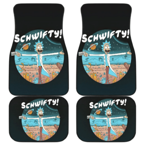 Rick Sanchez Schwifty Rick And Morty Cartoon Car Floor Mats UBC022612