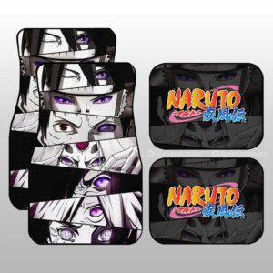 Rinnegan Eyes Car Floor Mats Custom Naruto Anime Car Accessories