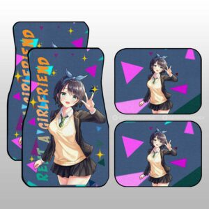 Ruka Sarashina Car Floor Mats Custom Rent A Girlfriend Anime Car Accessories