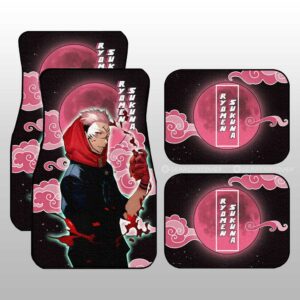 Ryomen Sukuna Car Floor Mats Custom Jujutsu Kaisen Anime Gifts For Fans