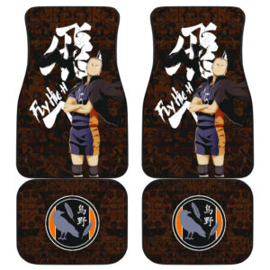Ryunosuke Tanaka Haikyuu Car Floor Mats Anime Car Accessories