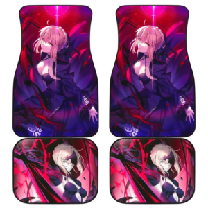 Saber Alter Fate Black Excalibur Sword Galaxy Fate/Stay Night Car Floor Mats UBC040611