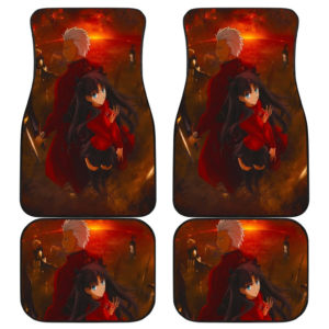 Saber Archer Shirou And Rin Fate Final War Fate/Stay Night Car Floor Mats UBC040612