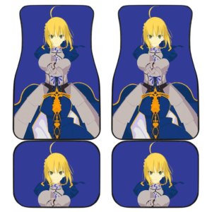 Saber Fate Warrior Blue Fate/Stay Night Car Floor Mats UBC040709
