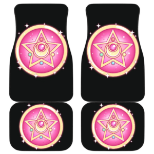 Sailor Moon Symbol Art Car Floor Mats Manga Fan Gift H031720
