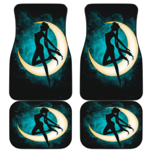 Sailor Moon Transform in Dark theme Car Floor Mats 191030