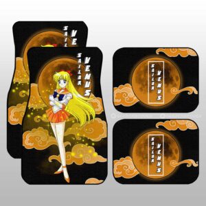 Sailor Venus Car Floor Mats Custom Sailor Moon Anime Car Windshield Accessories