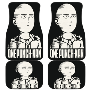 Saitama Art Car Floor Mats One Punch Man Manga H051820