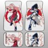 Sasuke And Sakura Car Floor Mats Custom Gifts For Naruto Anime Fans
