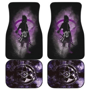 Sasuke Uchiha Silhouette Naruto Car Floor Mats UBC032208