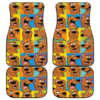 Schooby Doo Face Shades Cartoon Car Floor Mats 191031