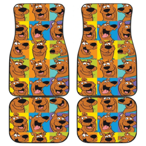 Schooby Doo Face Shades Cartoon Car Floor Mats 191031