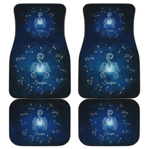 Scorpio Zodiac Sign Car Floor Mats Amazing Gift H042620