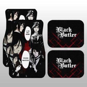 Sebastian Michaelis Car Floor Mats Custom Black Butler Anime Car Accessories