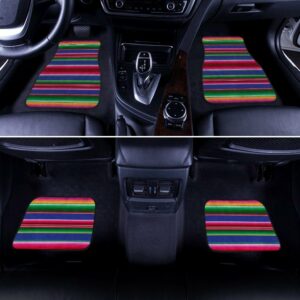 Serape Baja Mexican Pattern Car Floor Mats