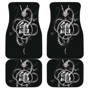 Shenron Art Black & White Dragon Ball Car Floor Mats 191031