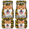 Shiba Dog You’re My Sunshine Sunflower Car Floor Mats H081320