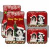 Shih Tzu Christmas Car Floor Mats Custom Car Accessories Gifts For Dog Lovers