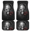 Skull Rose Love Art Car Floor Mats Amazing Gift Ideas H140720
