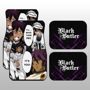 Soma Asman Kadar Car Floor Mats Custom Black Butler Anime Car Accessories