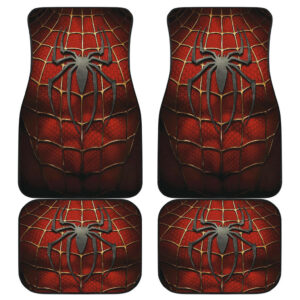 Spider Man Superhero Car Floor Mats Movie Fan Gift H050320